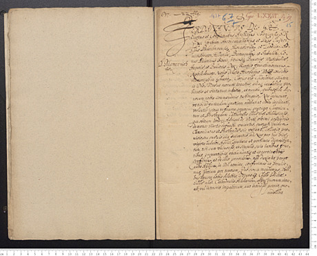 Sammlung von Abschriften von Urkunden des Domstiftischen Archivs von 1500
