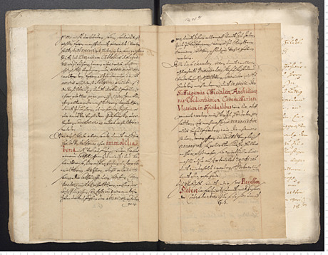 Abschriften des Braunschweiger Rezesses 1642/1643