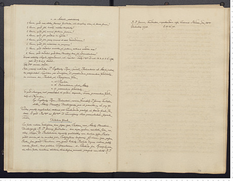 Protokoll des Generalvikars Carl Friedrich von Wendt vom 16. Februar 1789